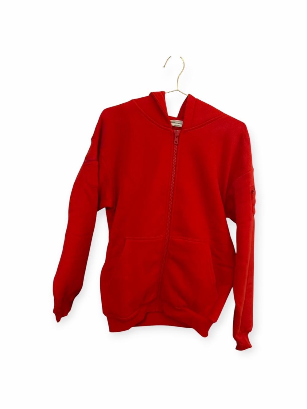 Comfrt Zip Travel Essentials Hoodie Crimson Red XS NWT
